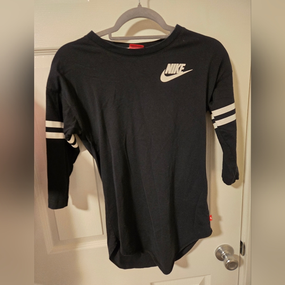 Vintage Y2k Nike 3/4 sleeve top size xs
